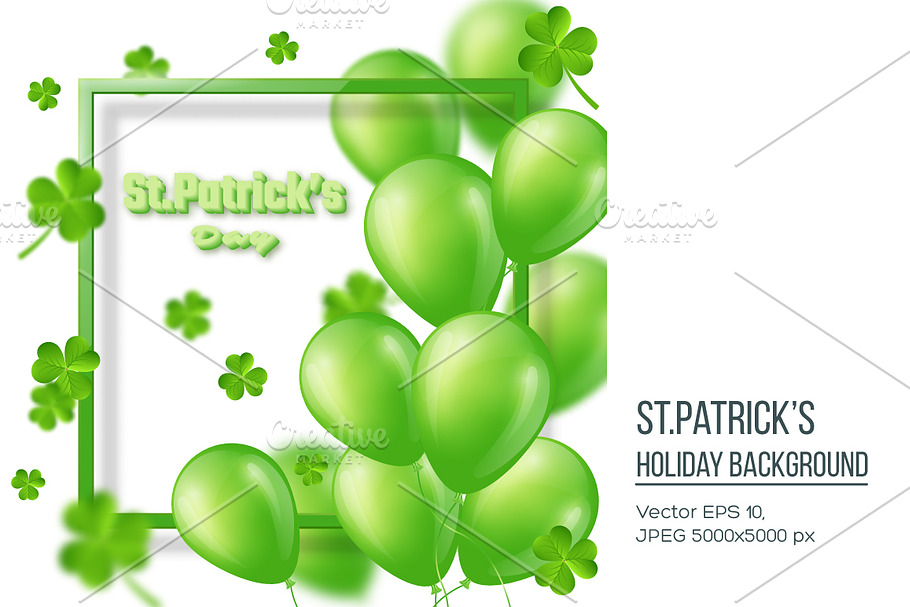 St. Patrick's Day Background. in Illustrations - product preview 8
