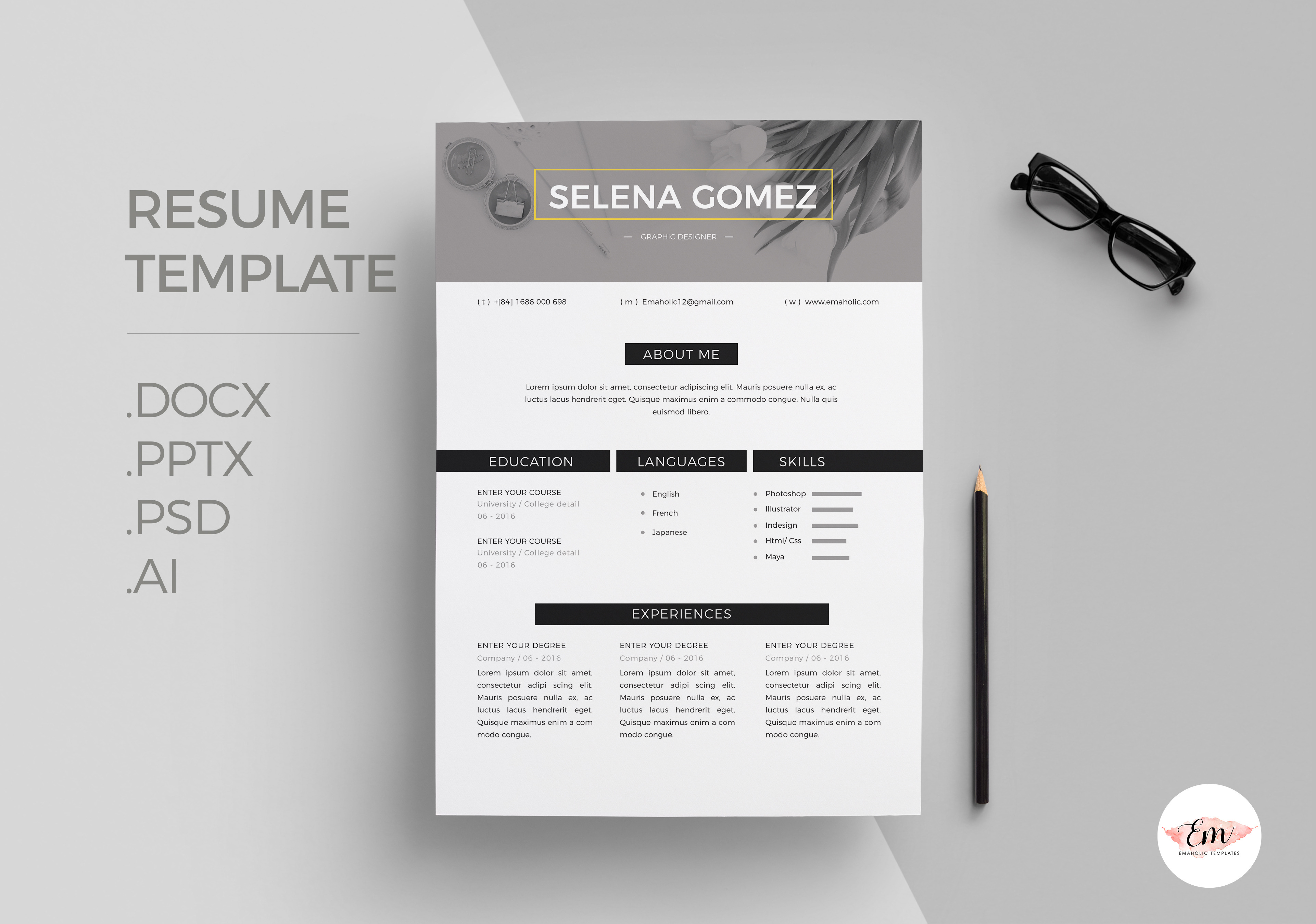 1 Page Resume Template from cmkt-image-prd.freetls.fastly.net
