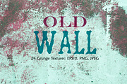 Old Wall grungy vector textures