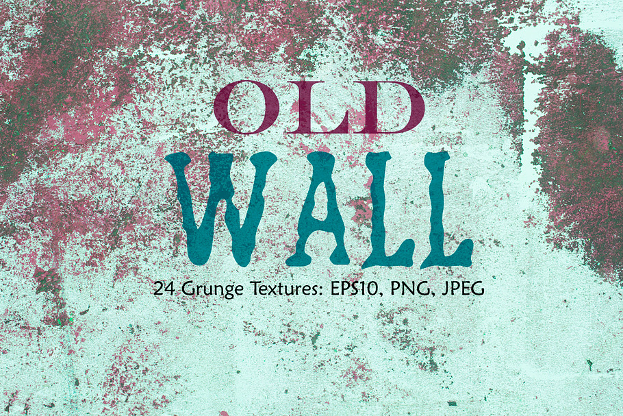 Old Wall grungy vector textures