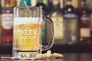 Beer Glass Mock-up#72