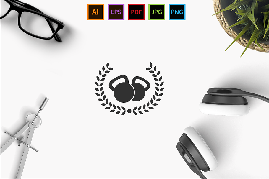 Royal Kettlebell  in Logo Templates - product preview 8