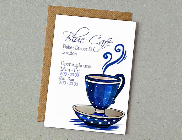 Polka Dot Coffee Service clip arts in Illustrations - product preview 3