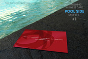 Refreshing Business Card Pool Side