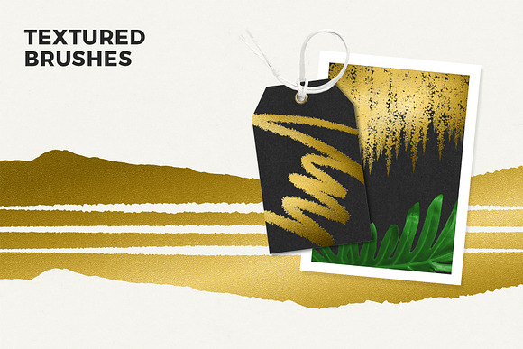Gold Styles & Bonus Extras Bundle in Photoshop Layer Styles - product preview 9