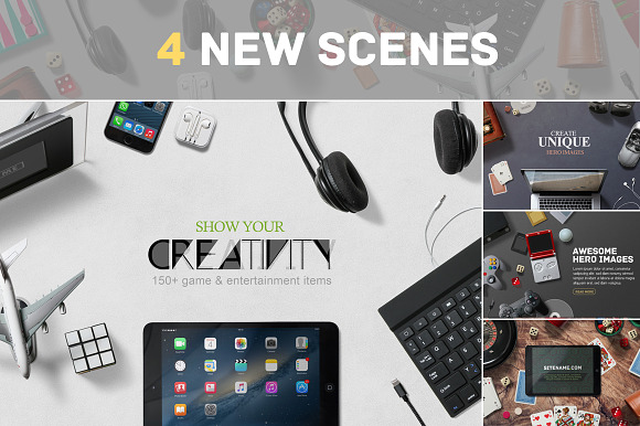 Games & Entertainment Scene Creator in Scene Creator Mockups - product preview 8