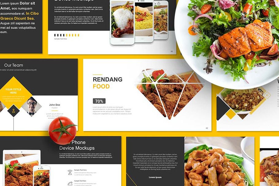 Food Presentation Powerpoint  in PowerPoint Templates - product preview 8