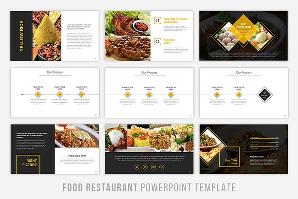 Food Presentation Powerpoint  in PowerPoint Templates - product preview 3