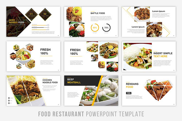 Food Presentation Powerpoint  in PowerPoint Templates - product preview 5