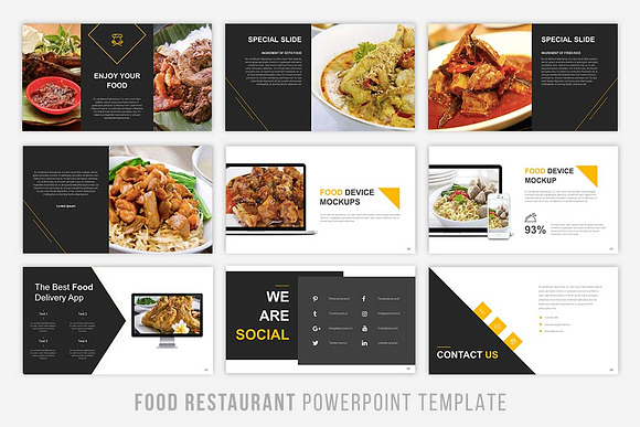 Food Presentation Powerpoint  in PowerPoint Templates - product preview 7