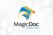 Magic Document Logo Template Design