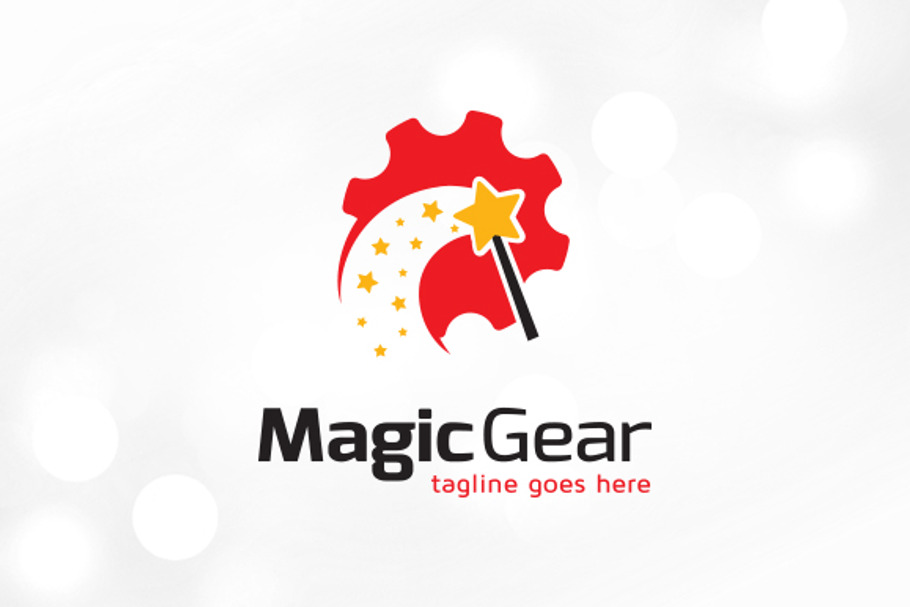 Magic Gear Tech Logo Template Design in Logo Templates - product preview 8