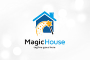 Magic House Logo Template Design