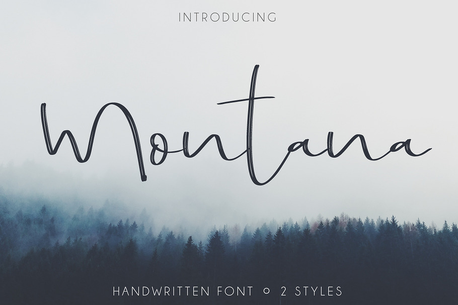 Montana in Script Fonts - product preview 8