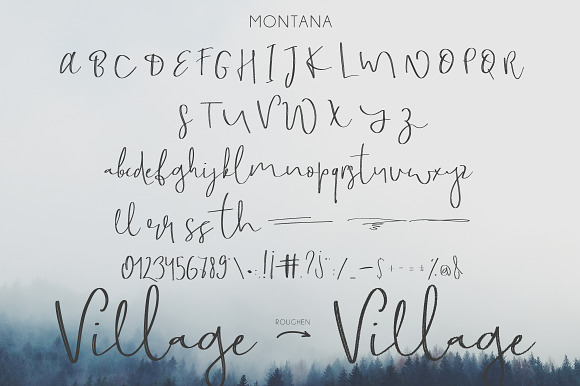 Montana in Script Fonts - product preview 4
