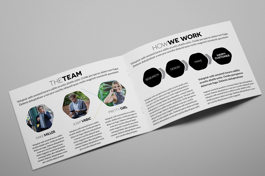 Creative Agency A5 Brochure InDesign in Brochure Templates - product preview 8