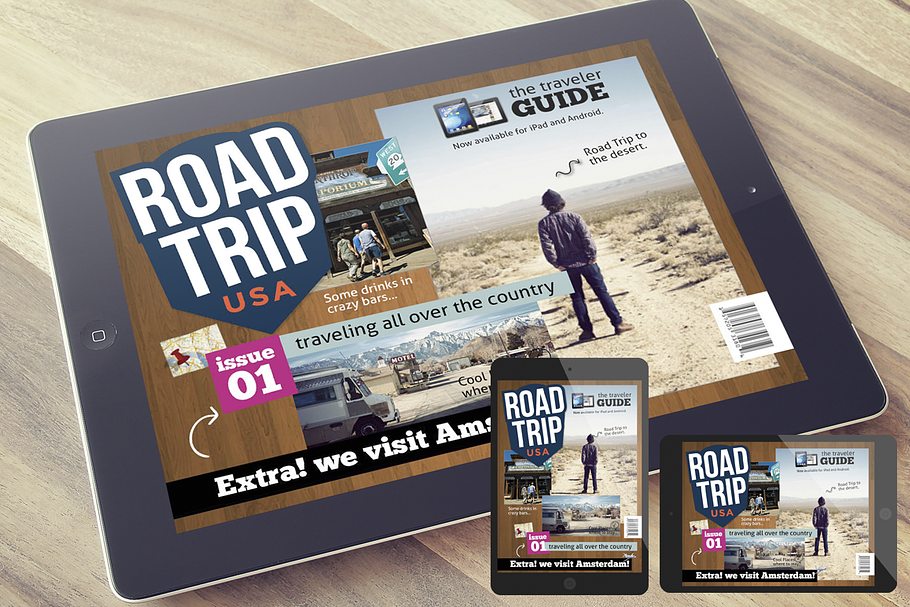 RoadTrip Magazine Template for iPad in Magazine Templates - product preview 8