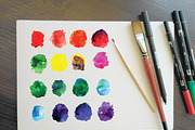 Watercolor elements
