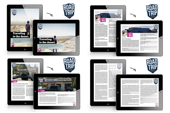 RoadTrip Magazine Template for iPad in Magazine Templates - product preview 2