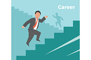 Career. Concept business illustration