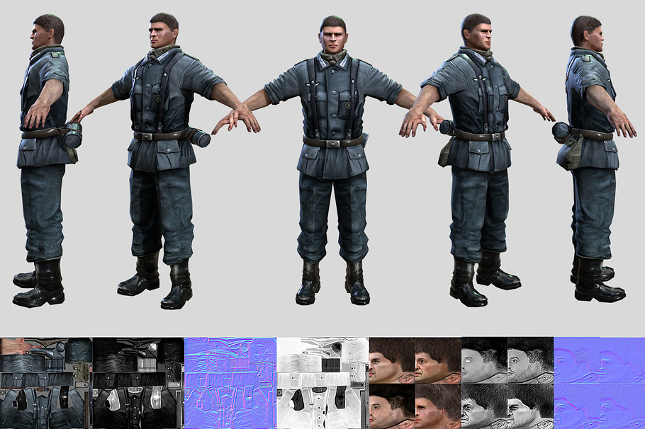 WWII Nazi Soldier in People - product preview 1