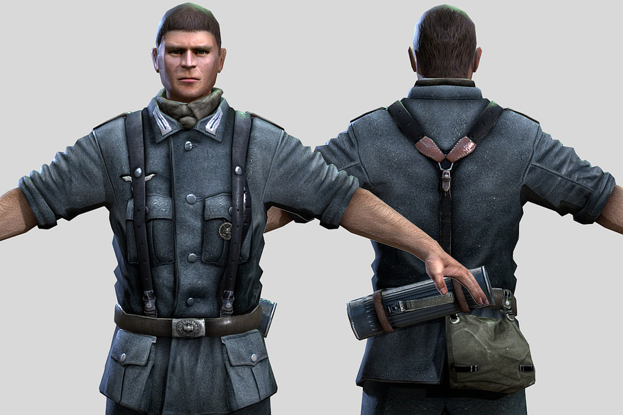 WWII Nazi Soldier in People - product preview 3