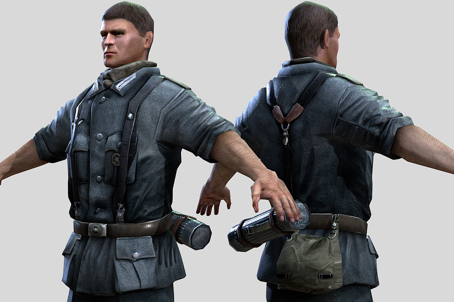 WWII Nazi Soldier in People - product preview 4