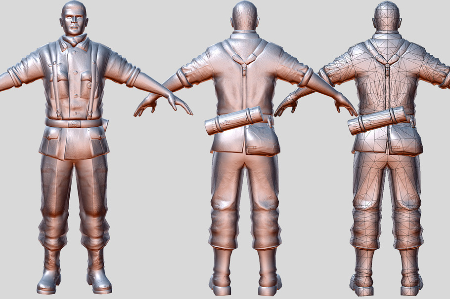WWII Nazi Soldier in People - product preview 5