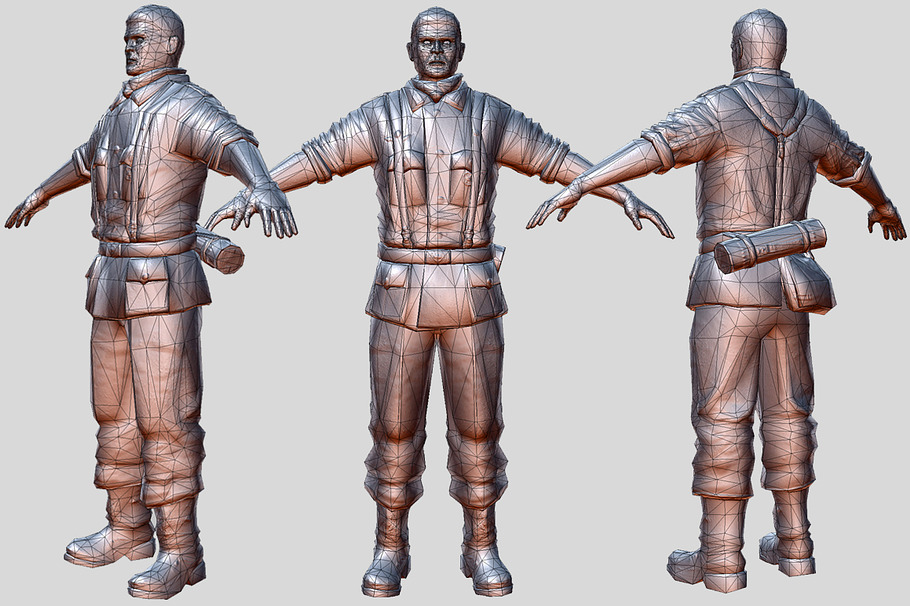WWII Nazi Soldier in People - product preview 6