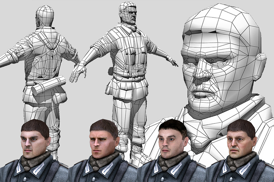 WWII Nazi Soldier in People - product preview 7