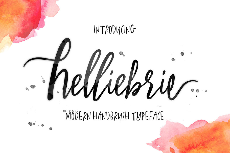 Helliebrie Typeface in Script Fonts - product preview 8