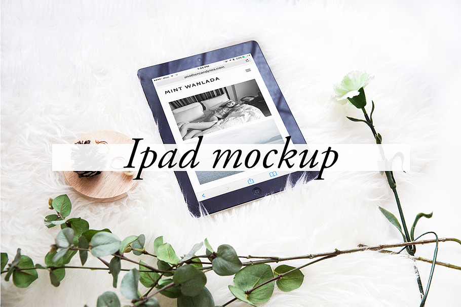 Minimal Ipad mockup in Mobile & Web Mockups - product preview 8