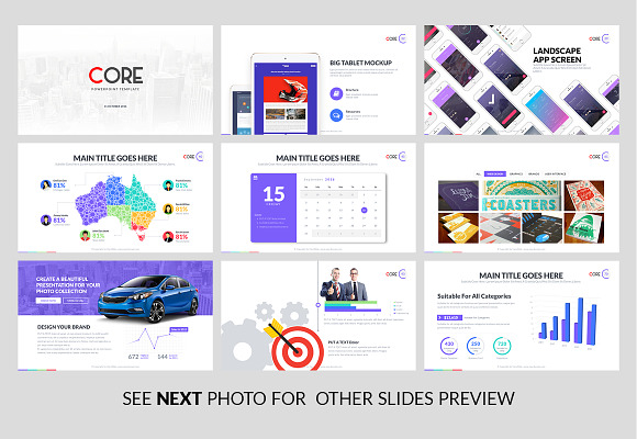 Core, Business Powerpoint Template in PowerPoint Templates - product preview 1