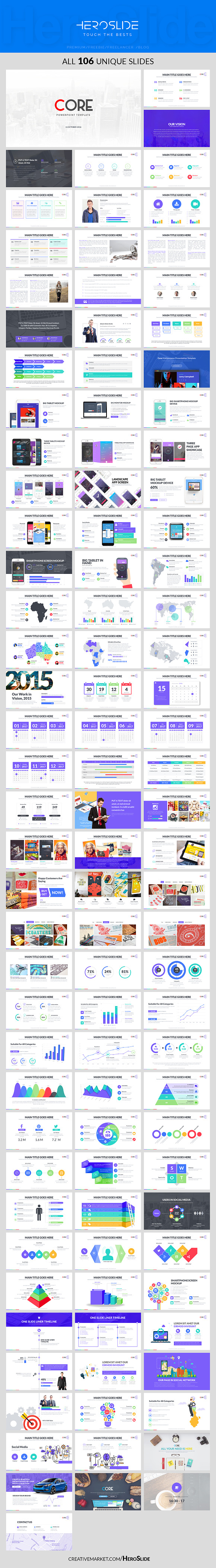 Core, Business Powerpoint Template in PowerPoint Templates - product preview 2