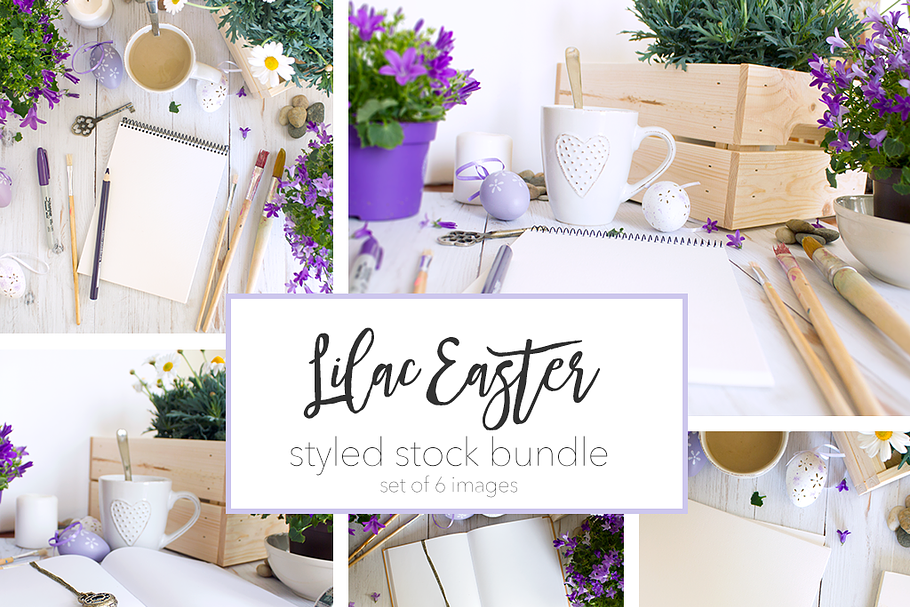 Lilac Easter Styled Photo Bundle