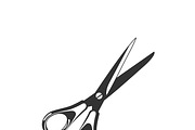 scissors, stationery, icon, vector