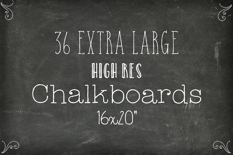 36 Chalkboard Backgrounds XL Edition in Textures - product preview 8
