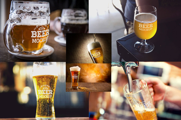 Mega Bundle! - 50 Beer Mock-up in Product Mockups - product preview 7