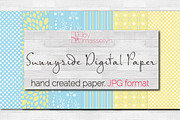 Sunnyside Digital Paper - 6 Designs