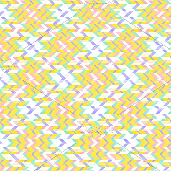Vector Easter Tartan Plaid Patterns in Patterns - product preview 3