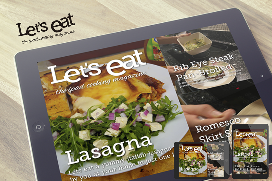 Cooking iPad Magazine Template in Magazine Templates - product preview 8