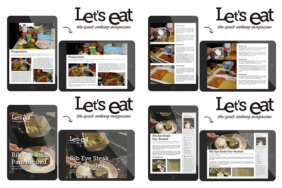 Cooking iPad Magazine Template in Magazine Templates - product preview 2