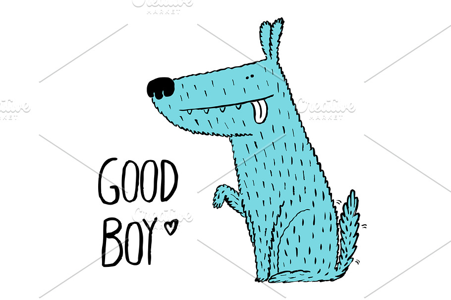 Good boy in Illustrations - product preview 8