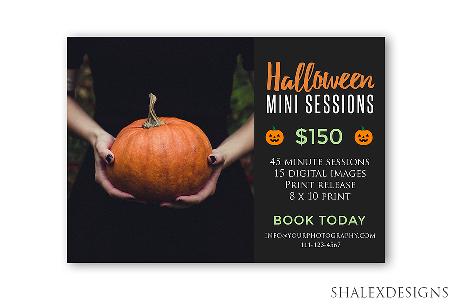 Halloween Booking Ad Template