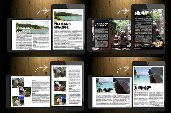 BackPacking iPad Magazine Template in Magazine Templates - product preview 2