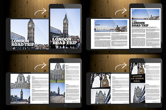 BackPacking iPad Magazine Template in Magazine Templates - product preview 3