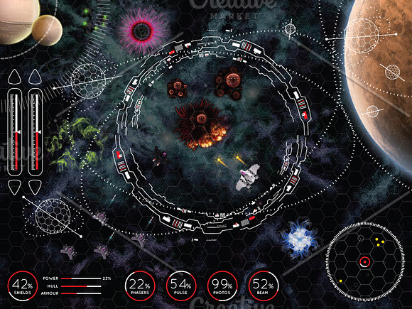 Galactic Battles in Graphics - product preview 4