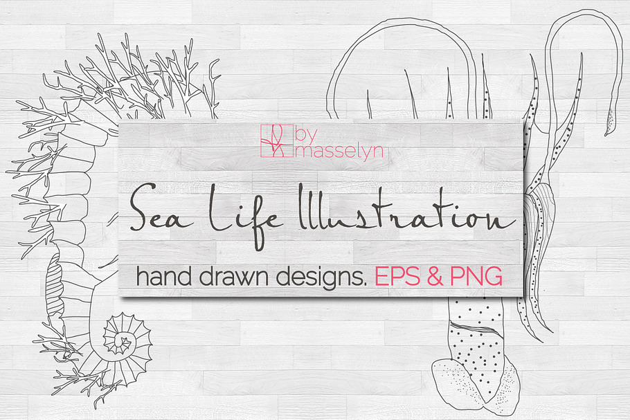 Sea Life Illustration in Illustrations - product preview 8