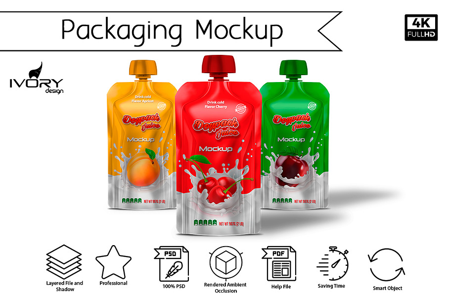 Doypack Mockup 2 in Product Mockups - product preview 8