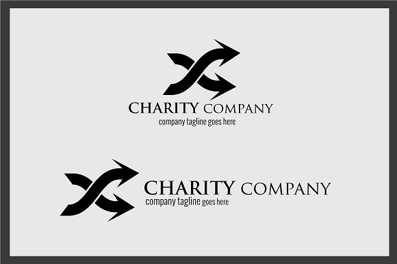 Charity Company Logo in Logo Templates - product preview 3